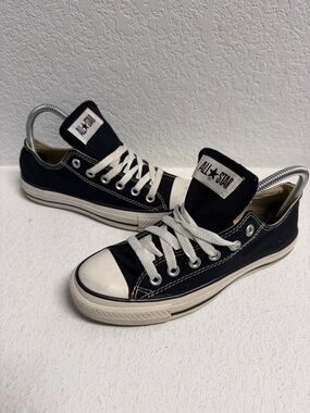 Converse Black and White Low-Top Sneakers